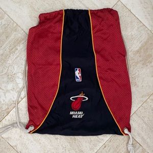 Vintage NBA Miami Heat Jersey Drawstring Bag ☄️ 🏀